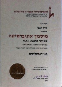 מוסמך אוניברסיטה
